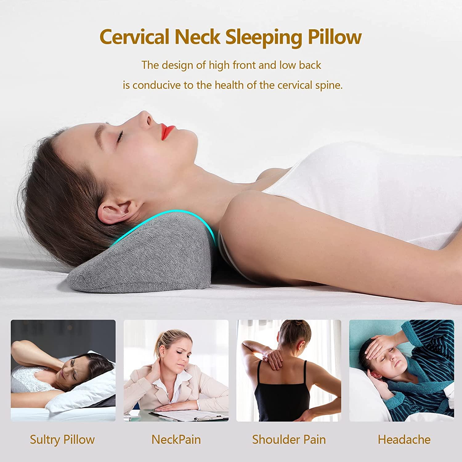 Neck Relief Neck Roll Pillow