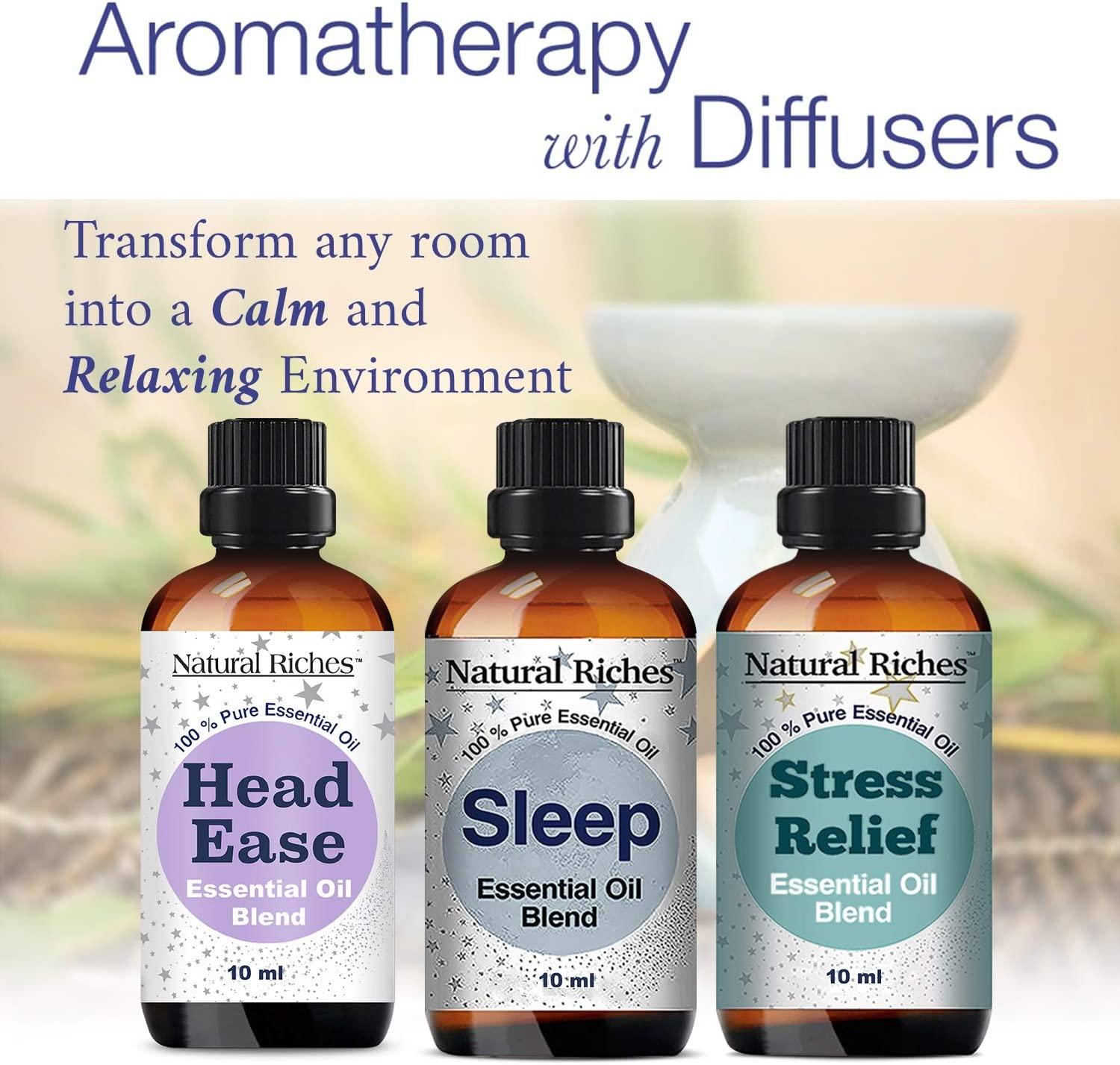 Natural Riches Tranquility Serenity Essential Oil Blends Set with