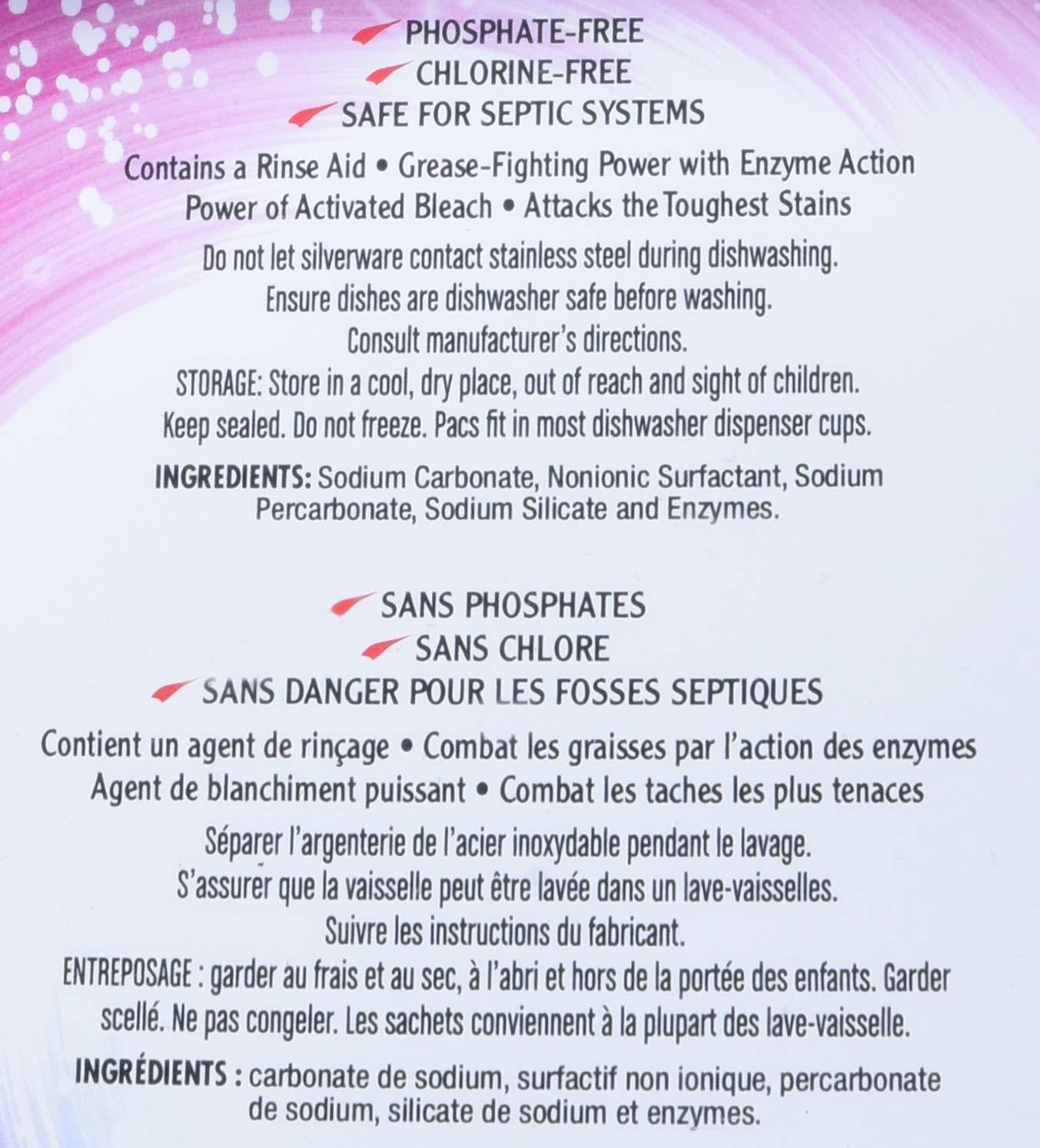 Kirkland Signature Easy to Use, Streak Free Premium Dishwasher Pacs