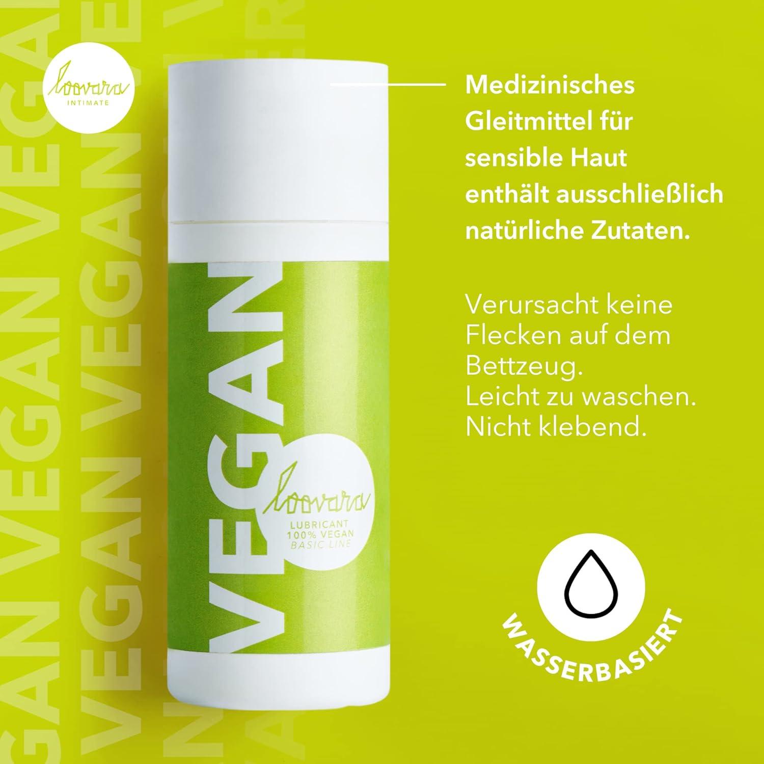Loovara Vegan Water-Based Lubricant 150ml - Ideal for Sensitive Skin & pH  Balance | Buy Now with Express International Delivery