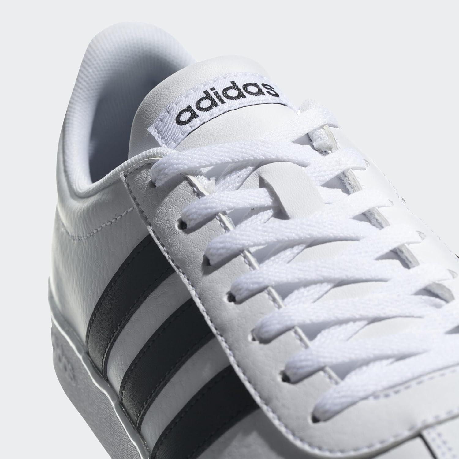 Buy adidas Men's Vl Court Sneakers 44 EU Ftwr White/Core Black
