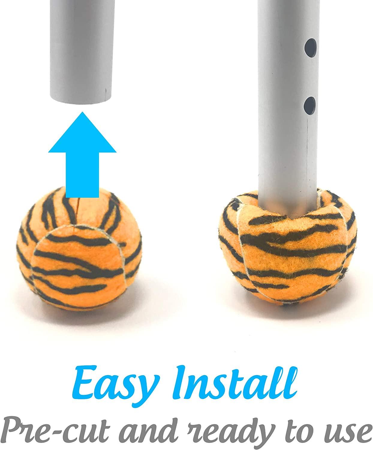 Top Glides Precut Walker Tennis Balls Tiger