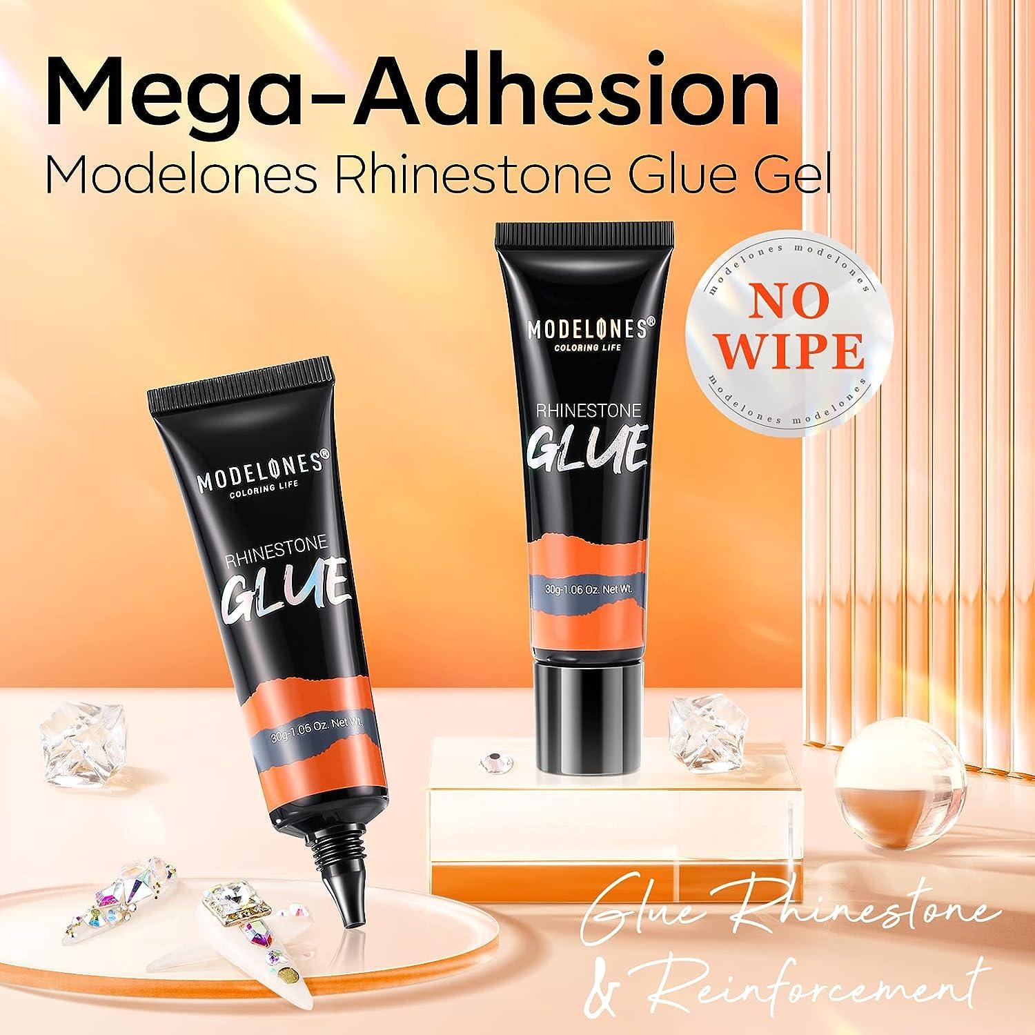 Modelones Rhinestone Nail Glue for Rhinestones Glue Gel for Nail