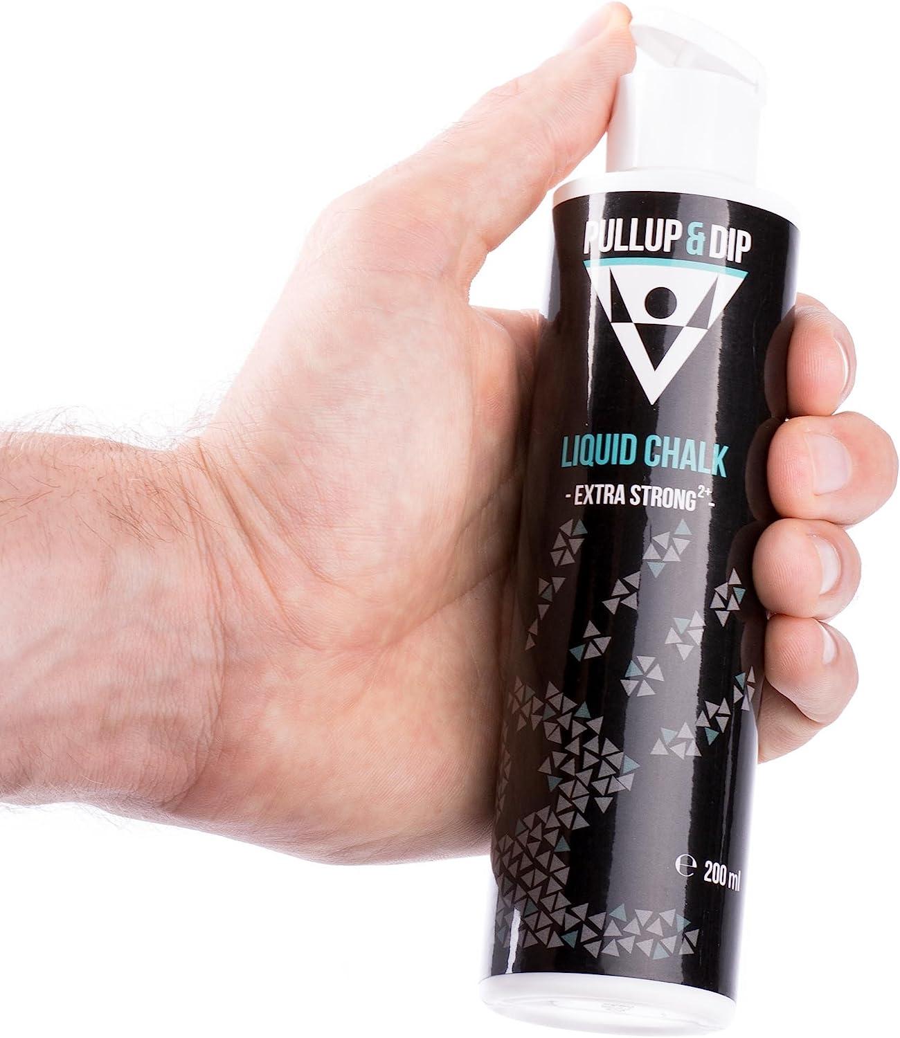 PULLUP & DIP Liquid Chalk 200ml Fast Drying Gym Chalk for