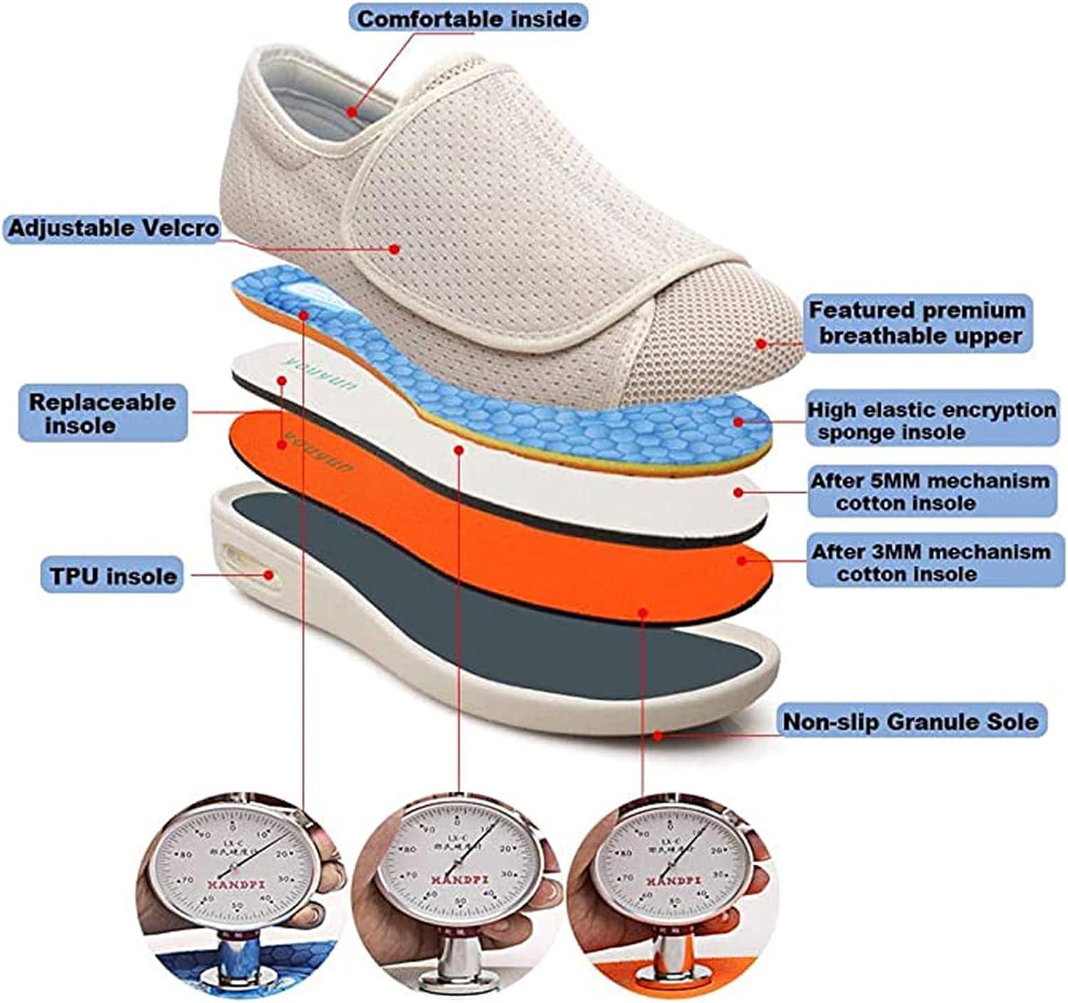 adjustable shoes for swollen feet