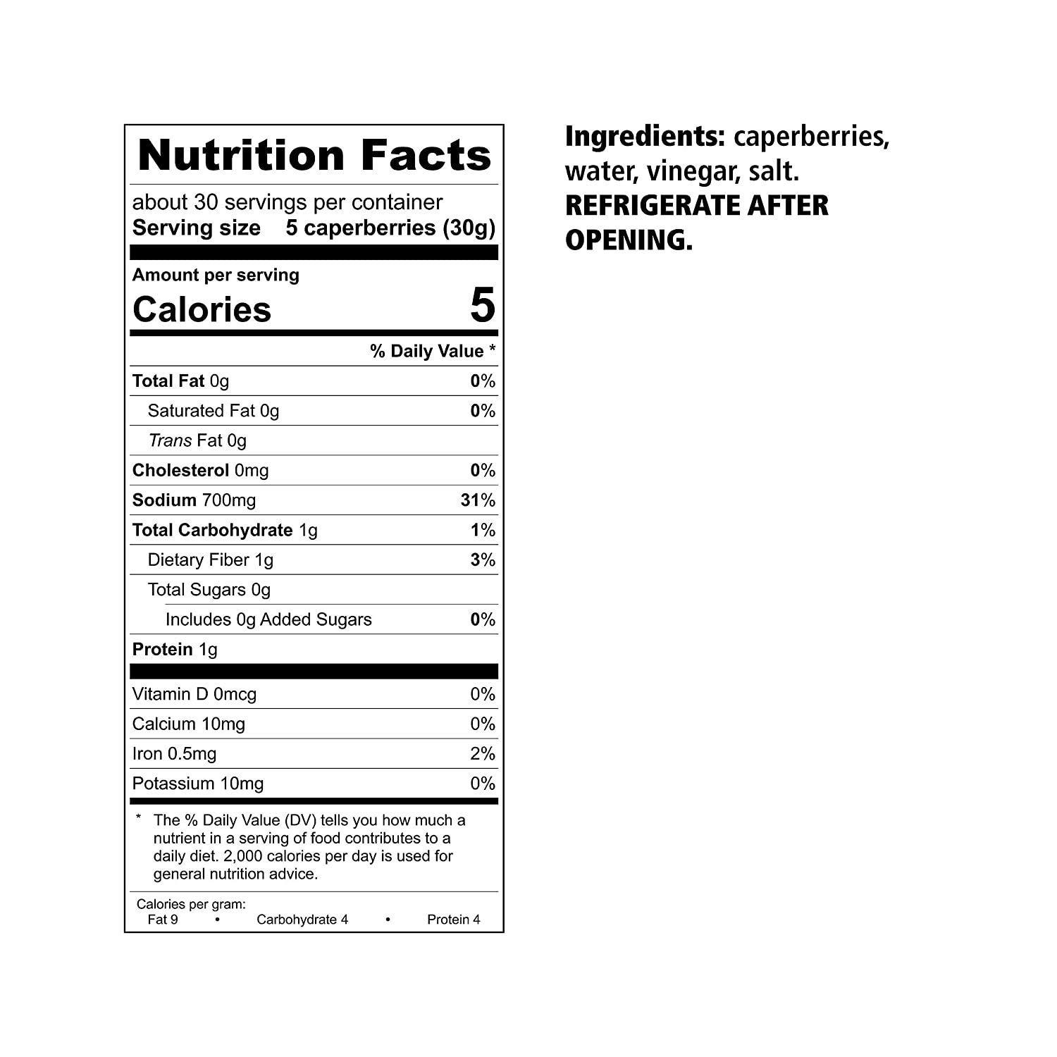 Divina Caper Berries, 32 Ounce