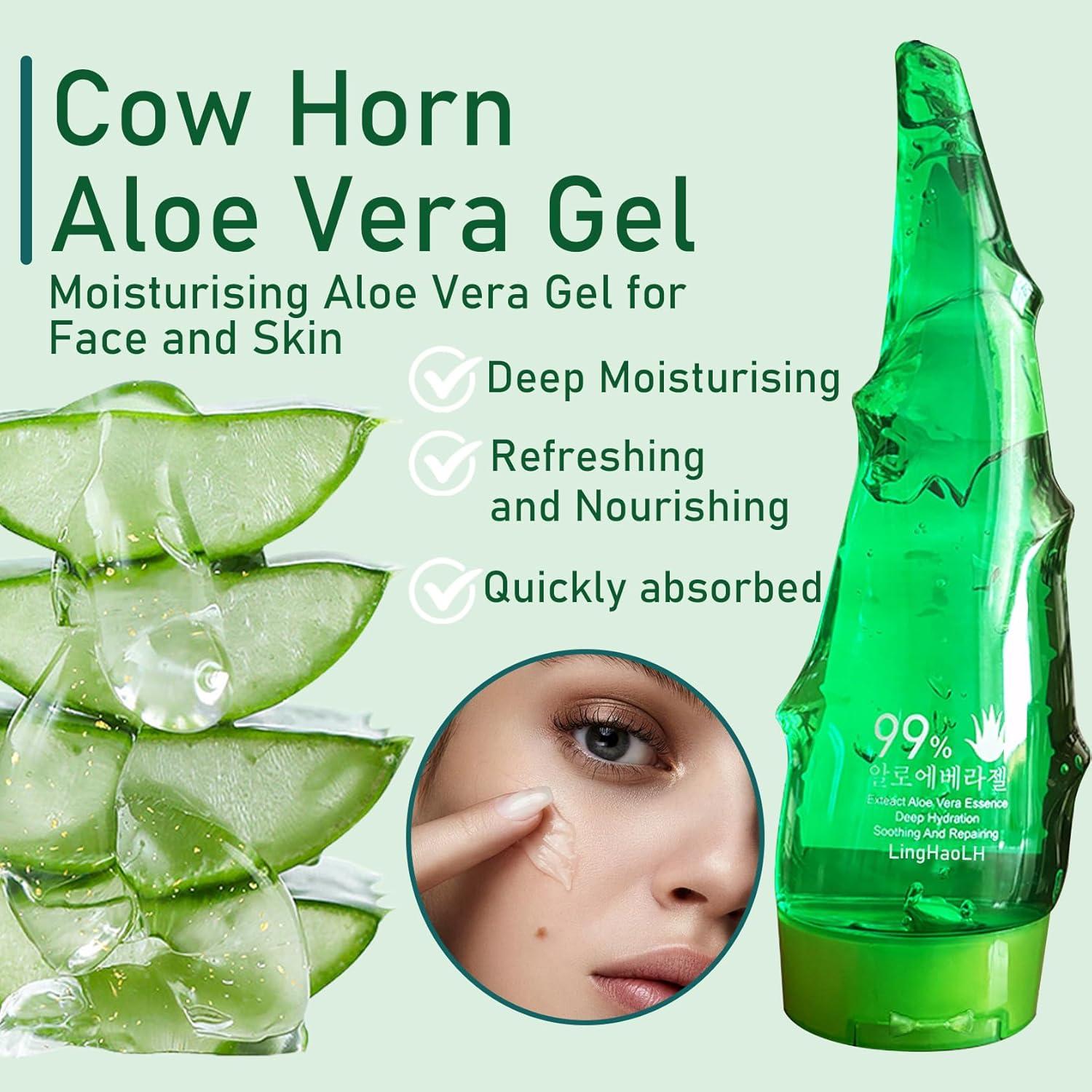 Pure Aloe Vera Gel for Face & Body - Hydrating Travel Size Moisturizer for  All Skin Types | Non-Sticky Fast Absorbing Aloe Cream | Buy Now with  Express International Delivery | GoSupps.com