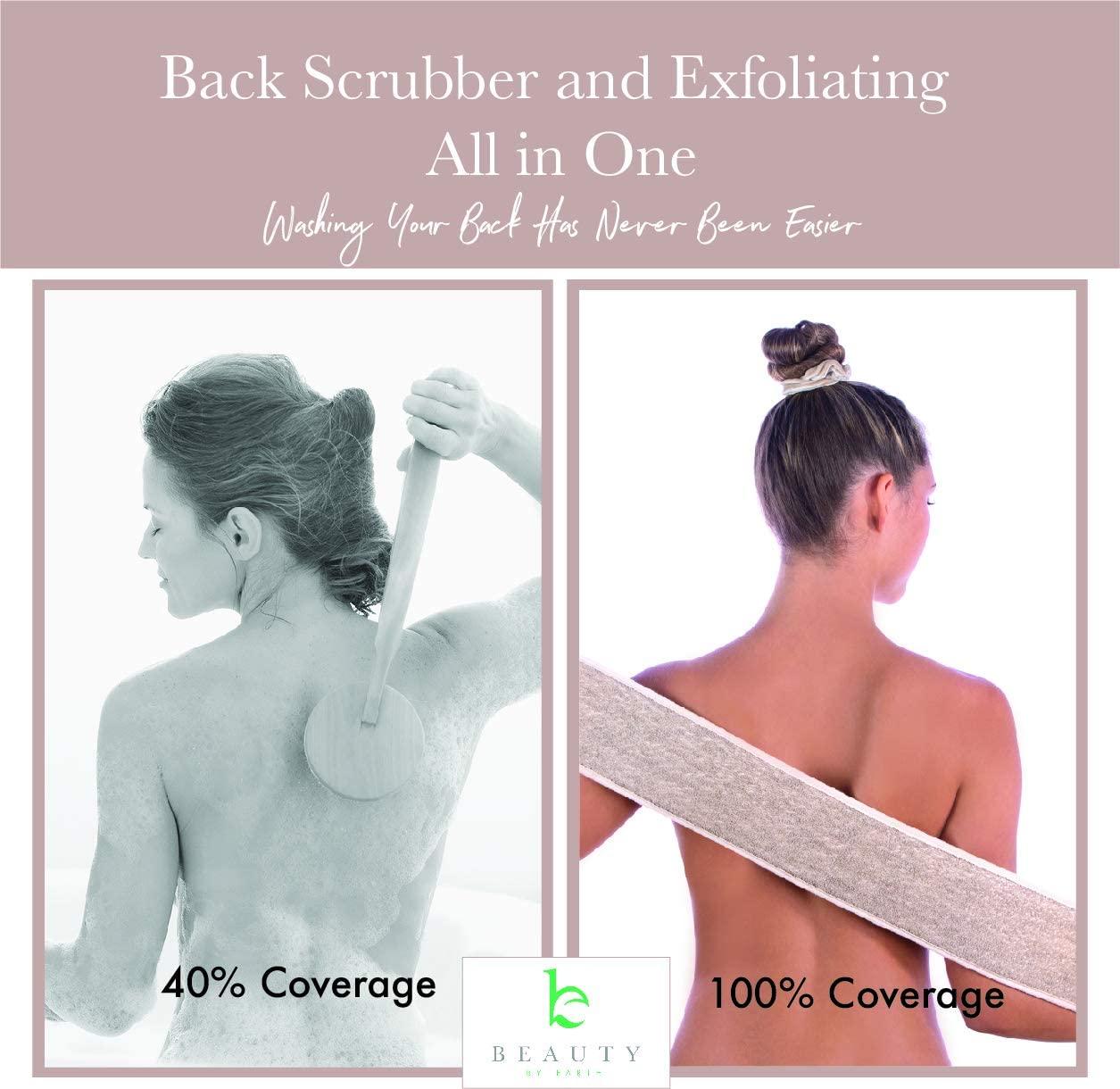 Back Scrubber for Shower for Men & Women Loofah Exfoliating Body