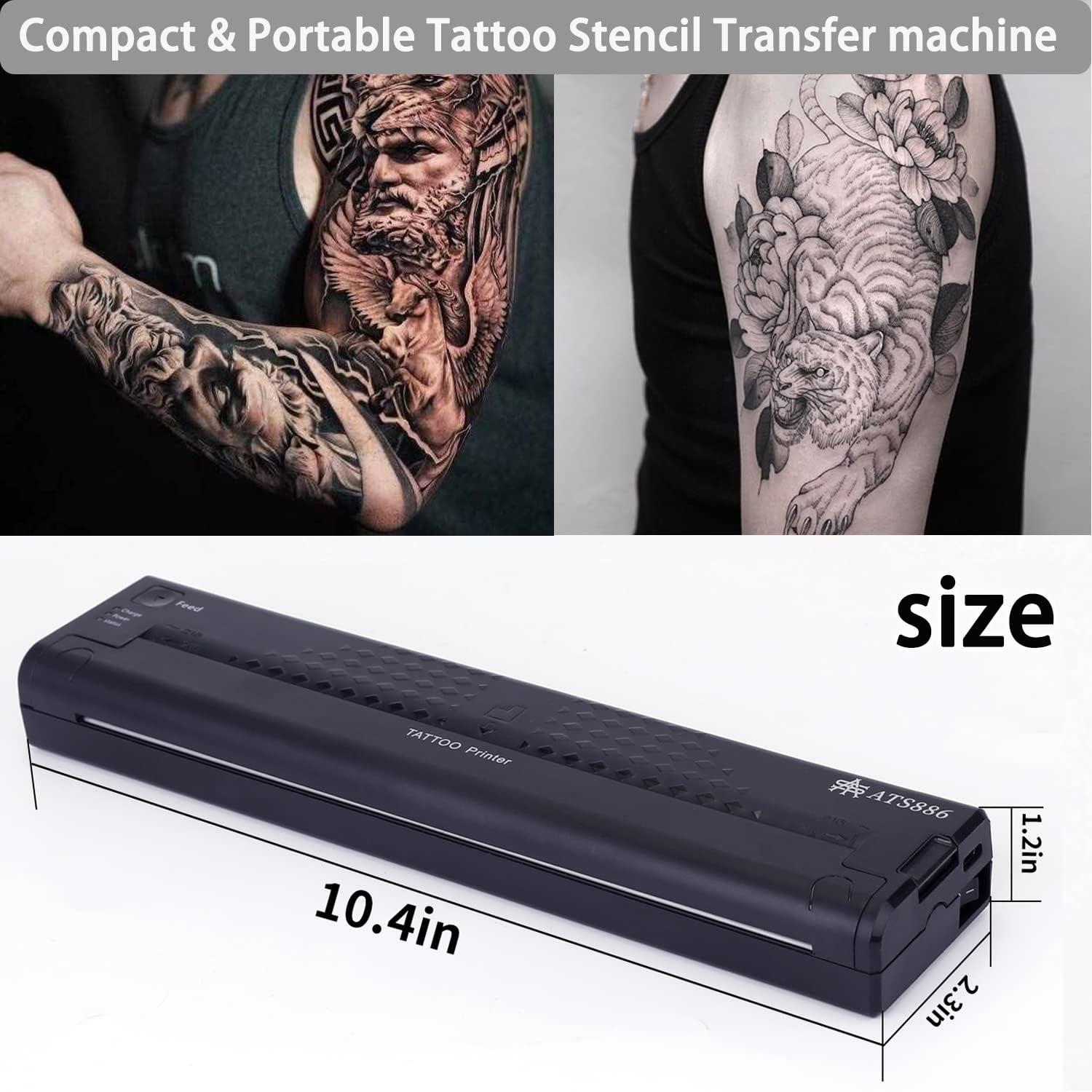 CNC 8008 Newest Version Bluetooth Tattoo Stencil Printer - Rhein Tattoo  Supply