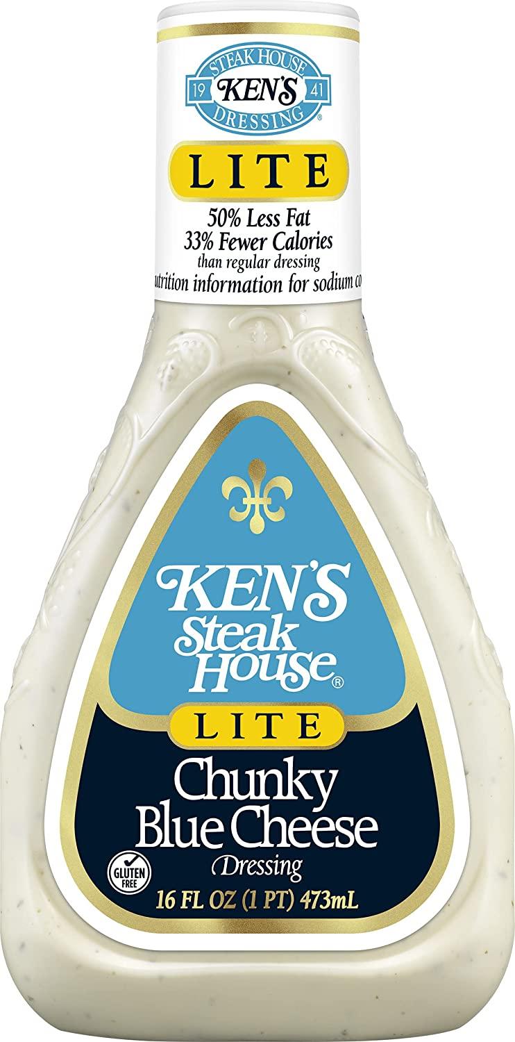 Ken's Lite Chunky Blue Cheese Dressing 16 Fl Oz - Pack of 2 | Buy Now with  Express International Delivery | GoSupps.com