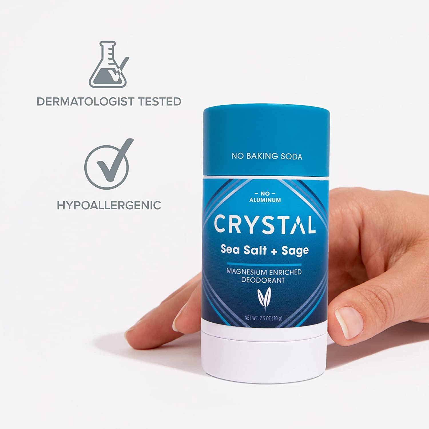 Crystal Body Deodorant Magnesium Enriched Deodorant Sea