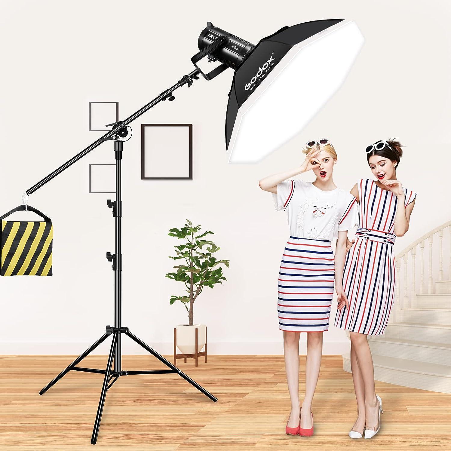 Heavy Duty Extension Boom Arm For Photography C Stand - Adjustable 42-97 Inch Crossbar