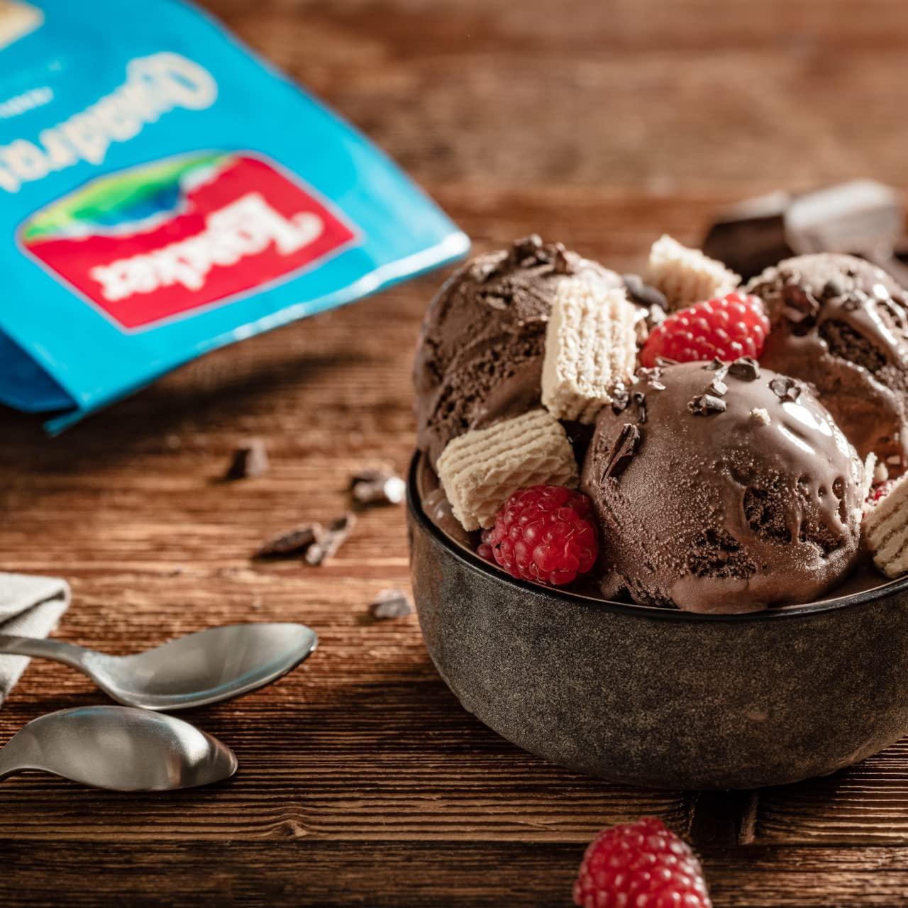 Loacker Quadratini Vanilla bitesize Wafer Cookies SMALL Pack of 6