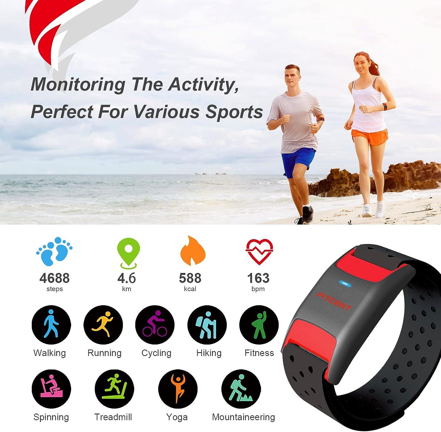  Wahoo TICKR Heart Rate Monitor, Bluetooth/ANT+ : Sports &  Outdoors