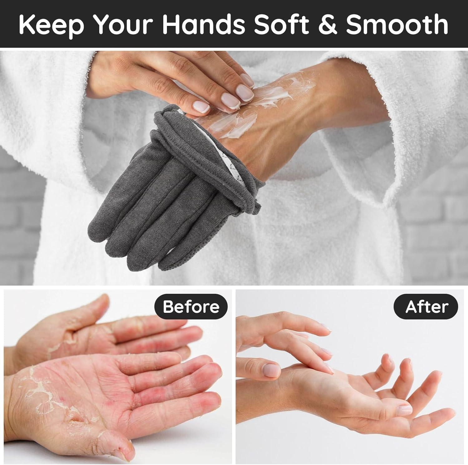 Segbeauty Touchscreen Cotton Gloves for Women Hand Moisturizing