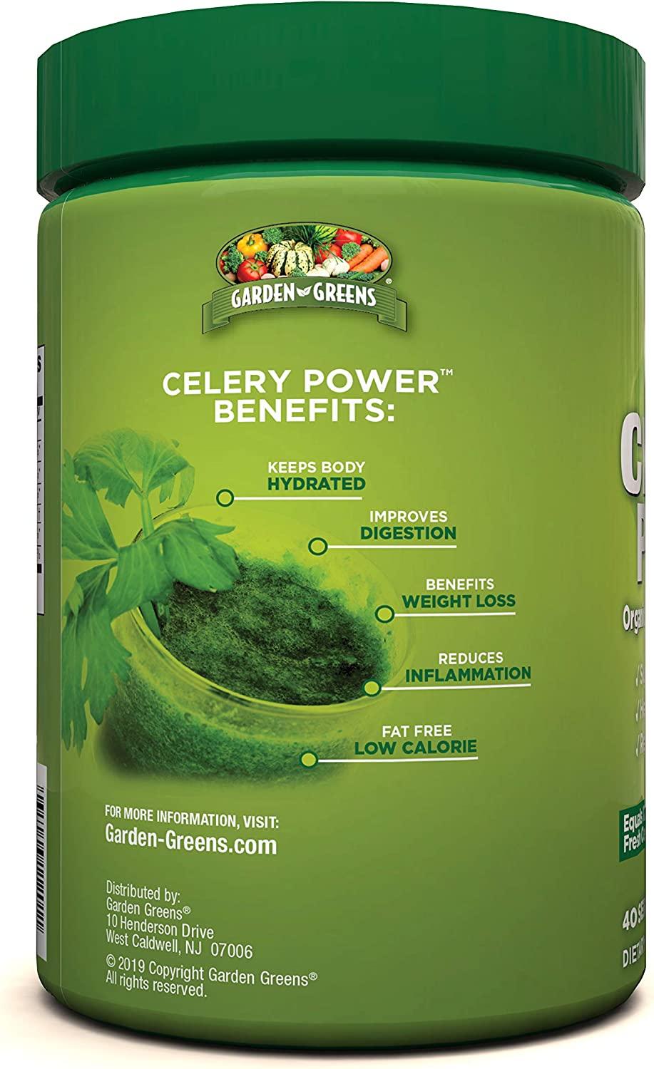 Garden Greens Celery Power, Supports Healthy Digestion, No Flavor, 11.3
