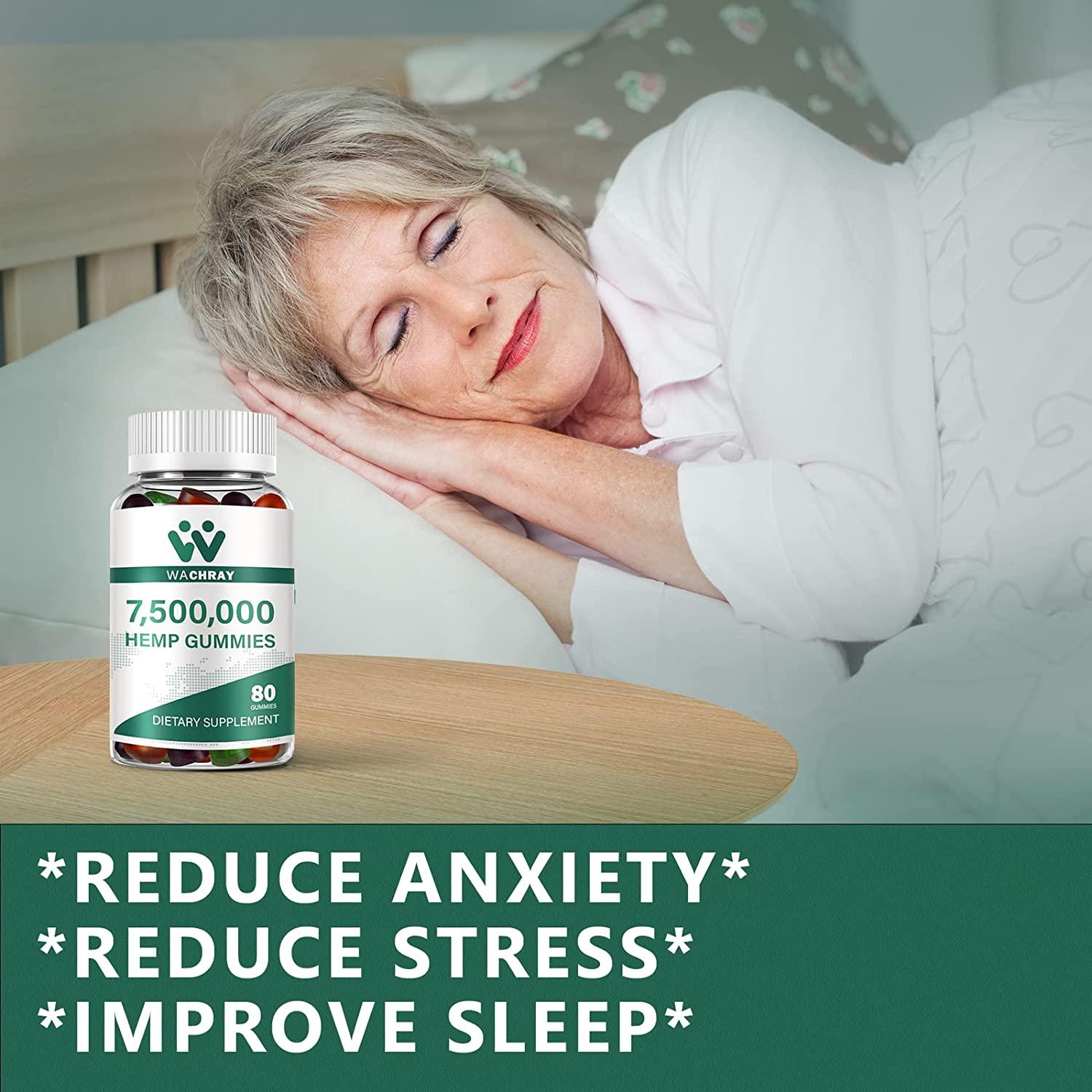 Organic Extra Strength Hemp Gummies 3 Packs, 80 Count Lower Sugar Candy