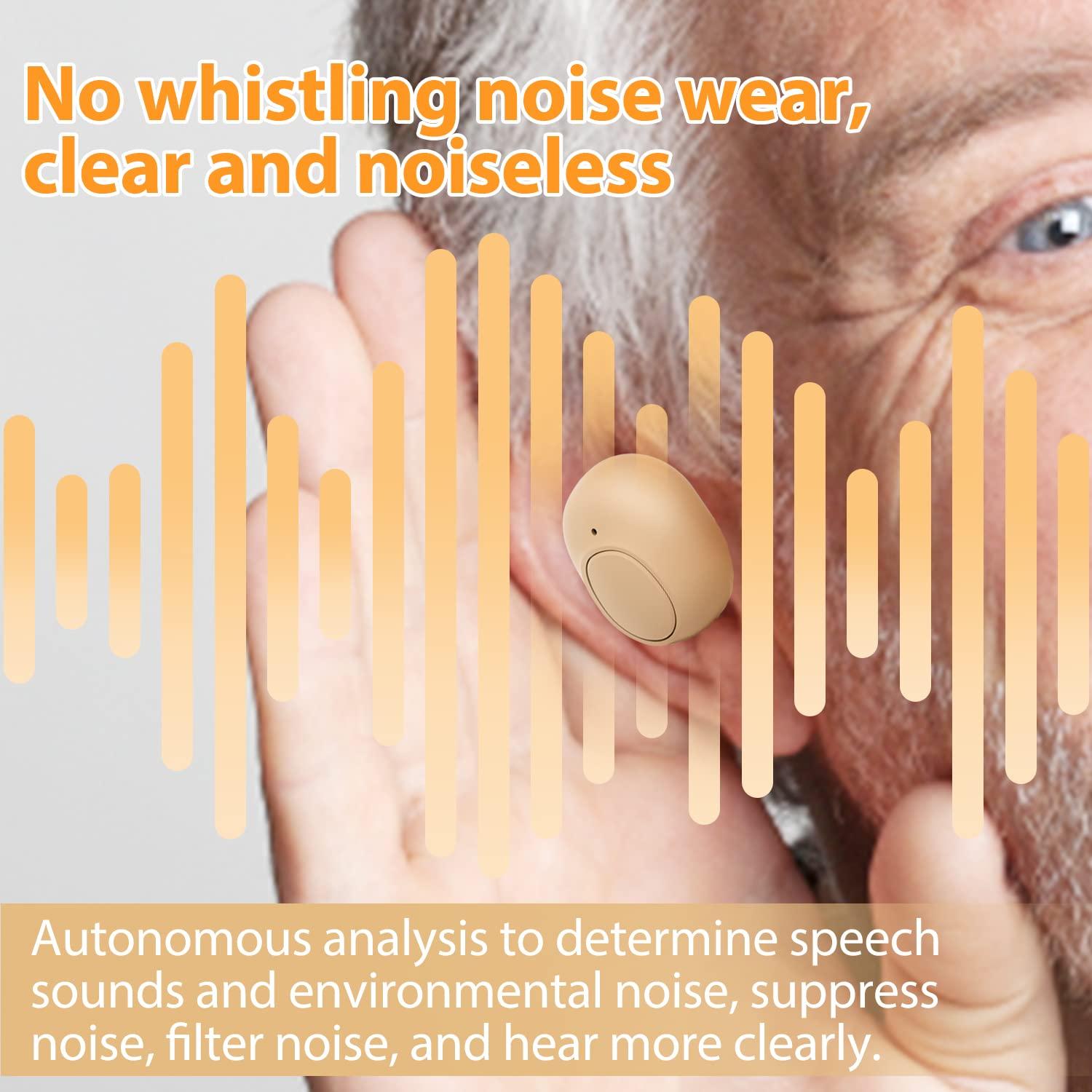 Hearing Aids, Mini Hearing Amplifiers for Adults & Seniors with Noise