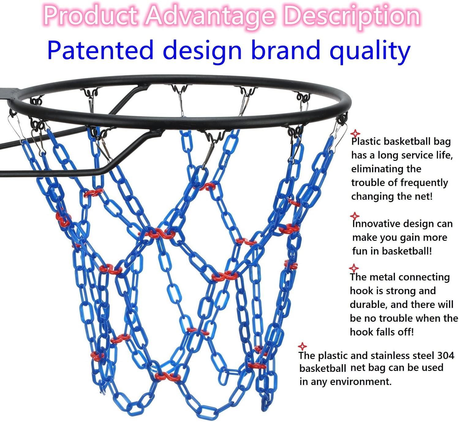 Yyiwhmy Basketball Net Replacement Heavy Duty,Resin Material, Anti
