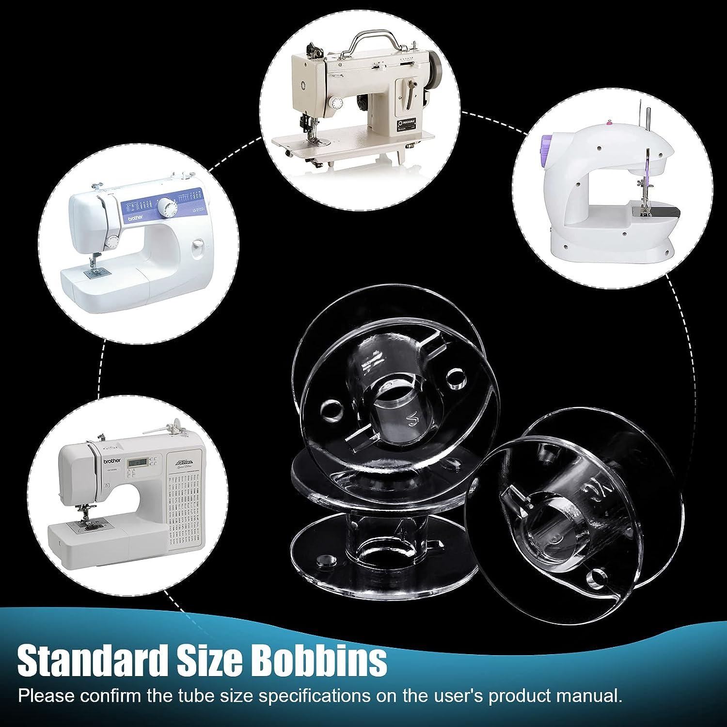 50 Pcs Bobbins, Plastic Bobbins for Brother Sewing Machine, Sewing