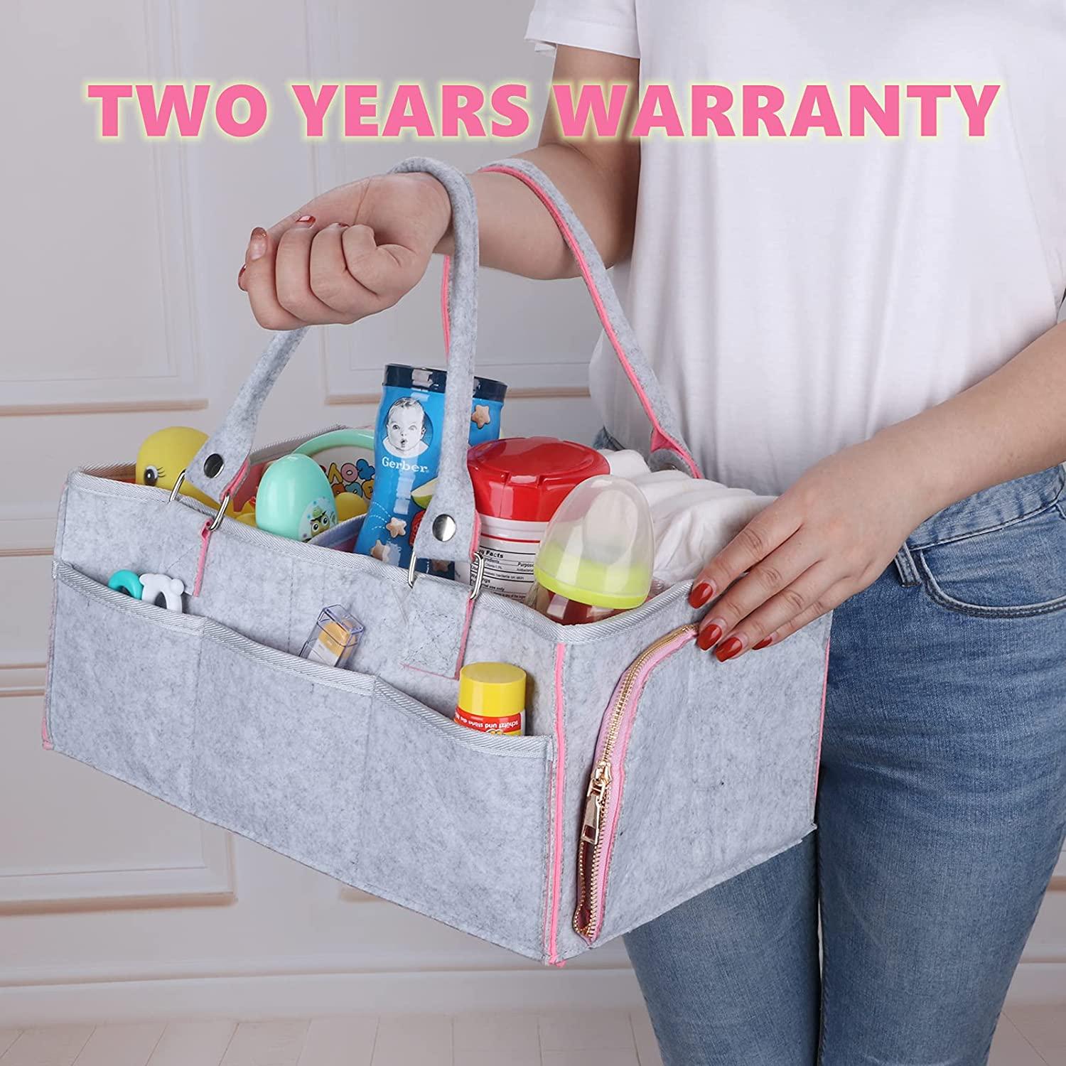 Baby Diaper Caddy Organizer Bags Portable Holder Bags For