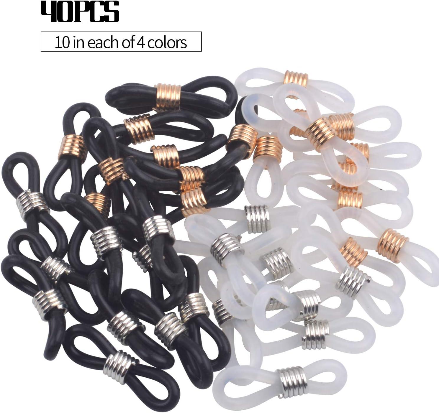Eyeglass chain ends clearance