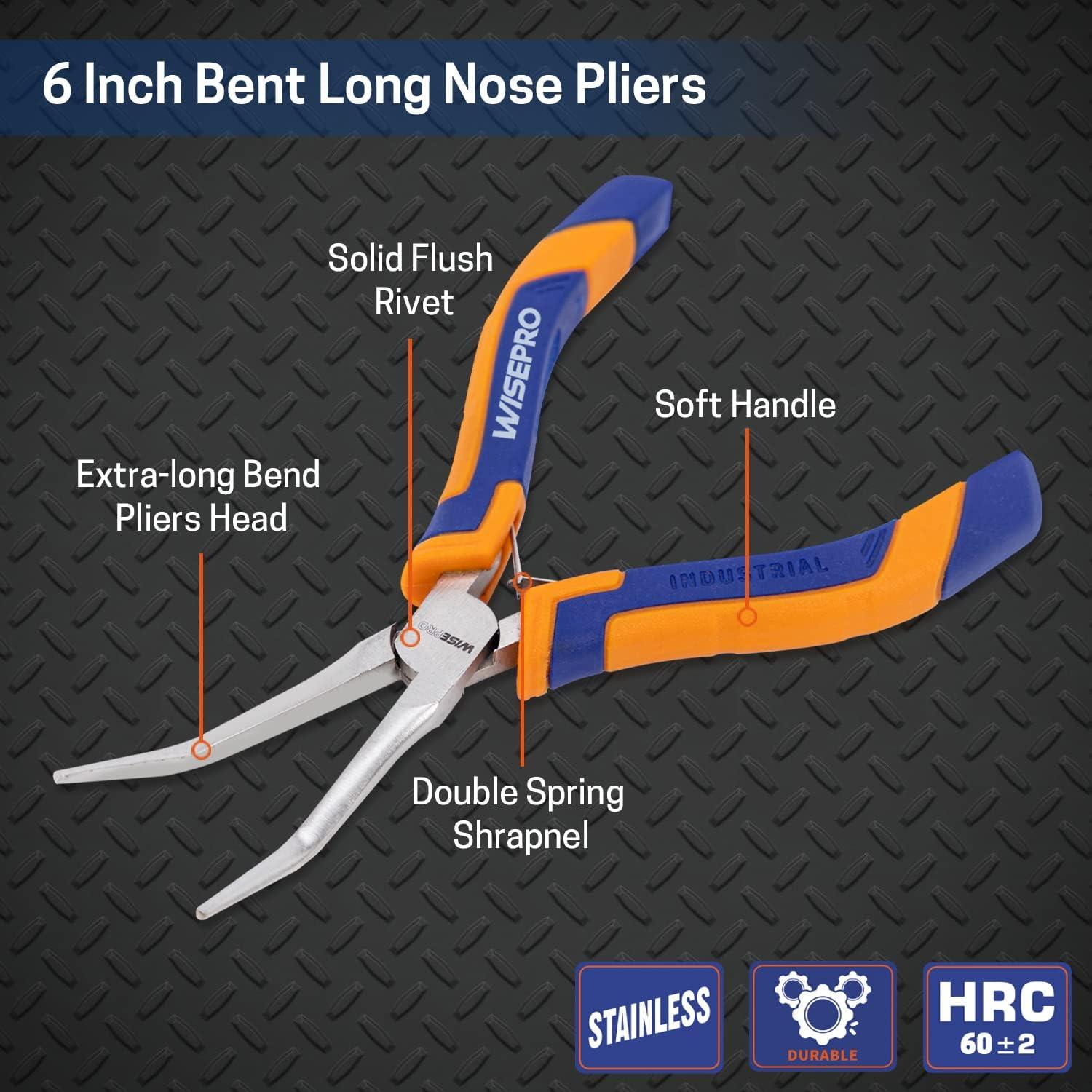 Mini Bent Long Nose Pliers
