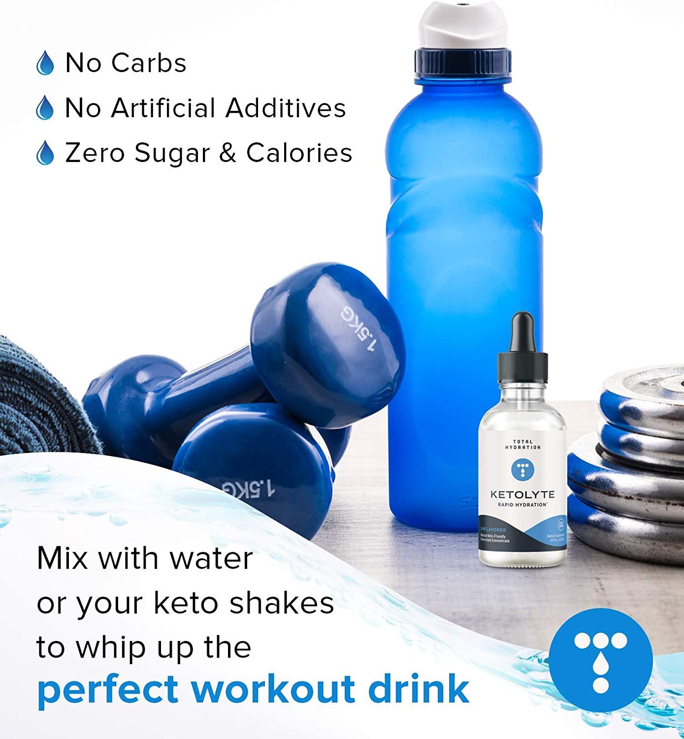 Total Hydration Ketolyte Rapid Hydration (Unflavored) KetoFriendly