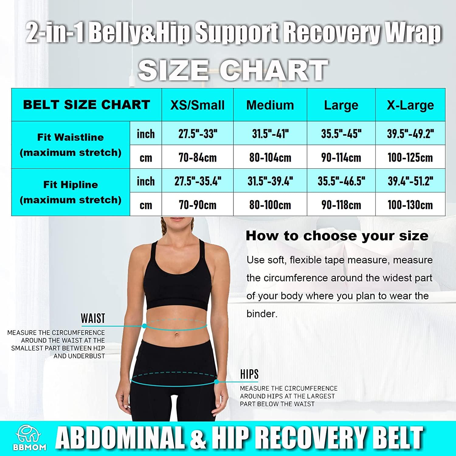 Postpartum Belly Band Abdominal Binder C-Section Recovery Belt Belly Wrap  Shaper