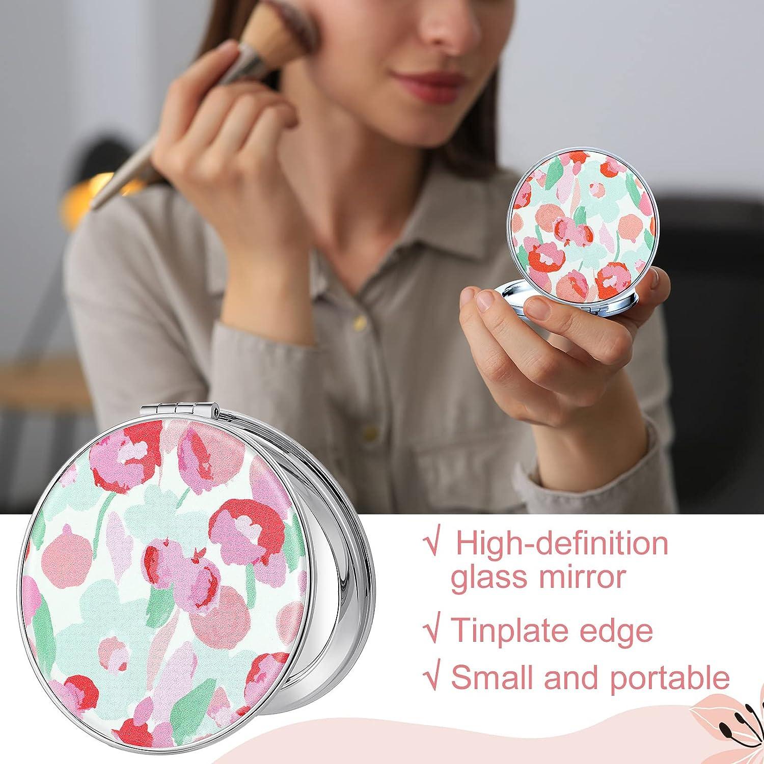 10 Pcs Compact Mirror Bulk for Women Double Sided Makeup Mirror