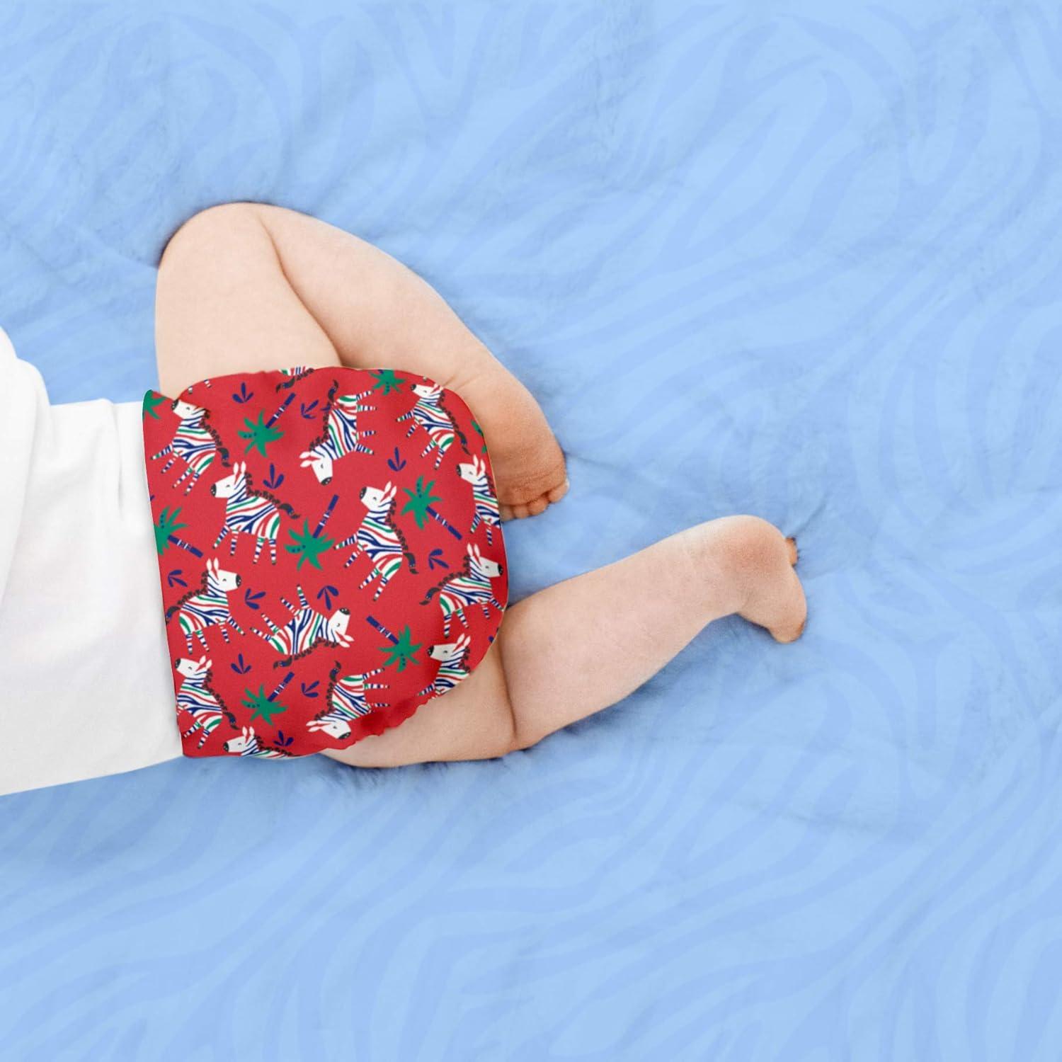 Bambino Mio Miosoft Reusable Nappy Set Safari Celebration Size