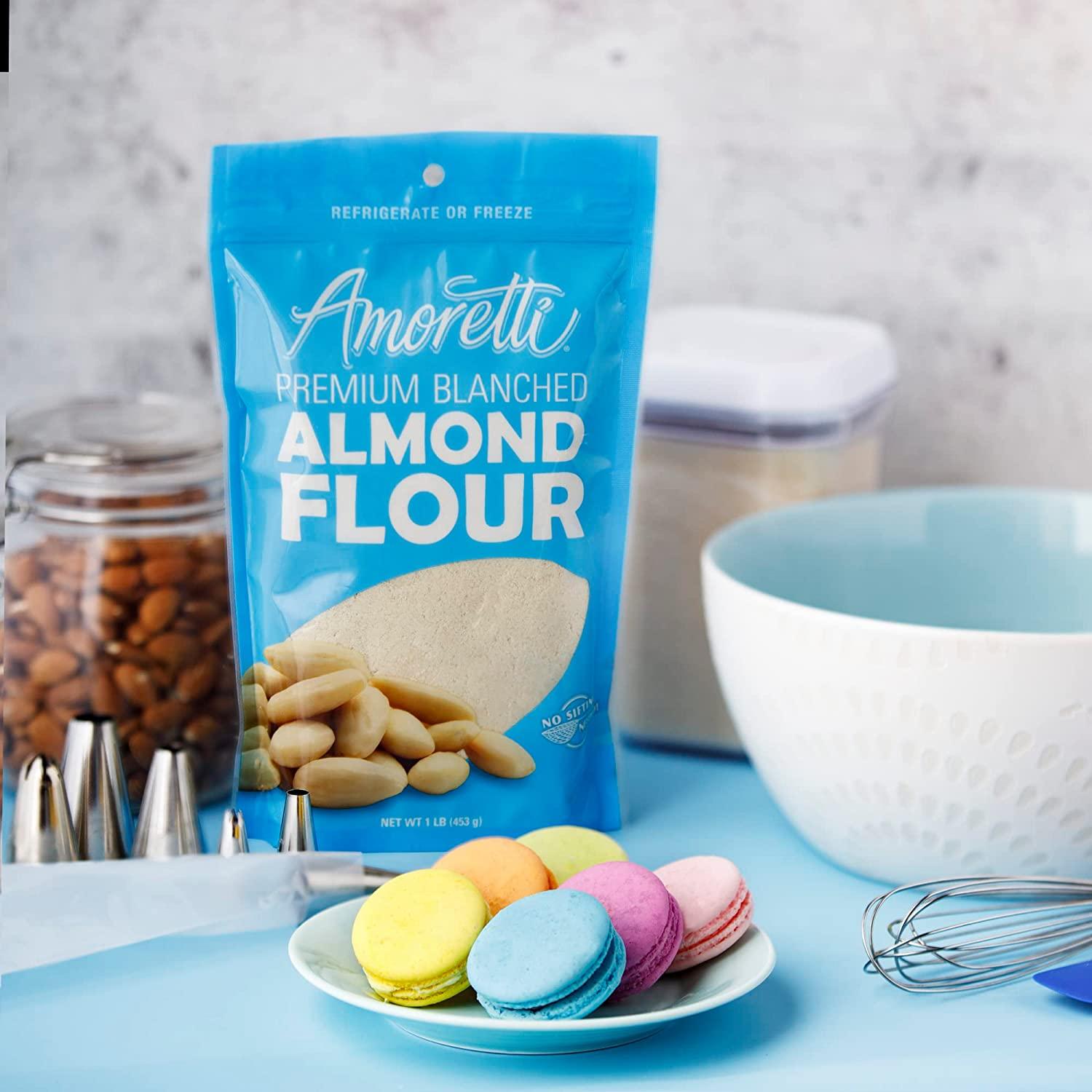 Amoretti Premium Blanched Almond Flour 1 Pound Pack for Baking Buy