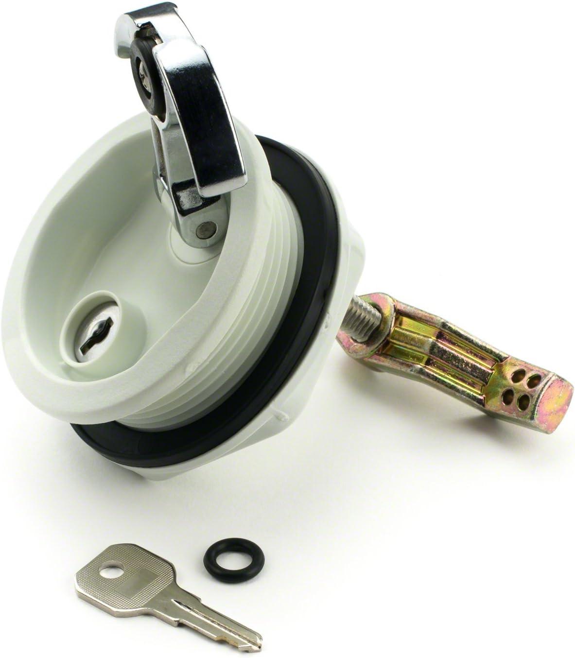 Whitecap THandle Locking Latch Black