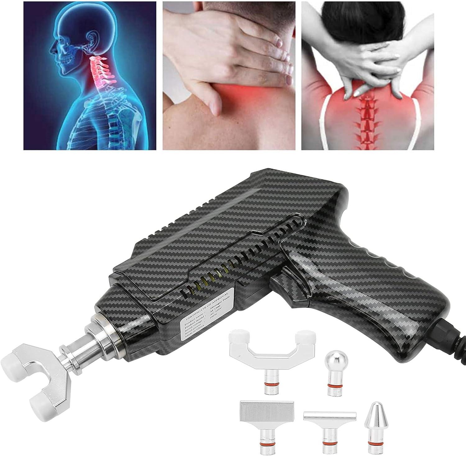 Chiropractic Adjustment Tool - Electrical Vertebral Massager with 30 ...