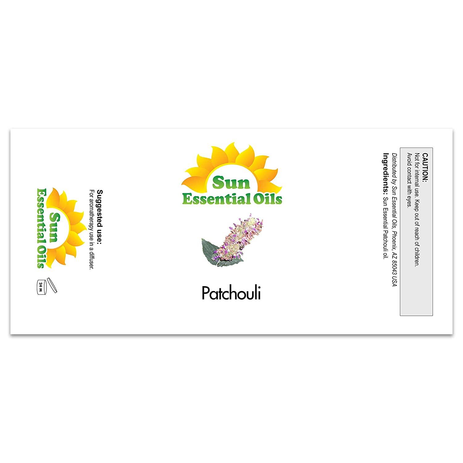 Sun Essential Oils 4oz Patchouli Essential Oil 4 Fluid Ounces