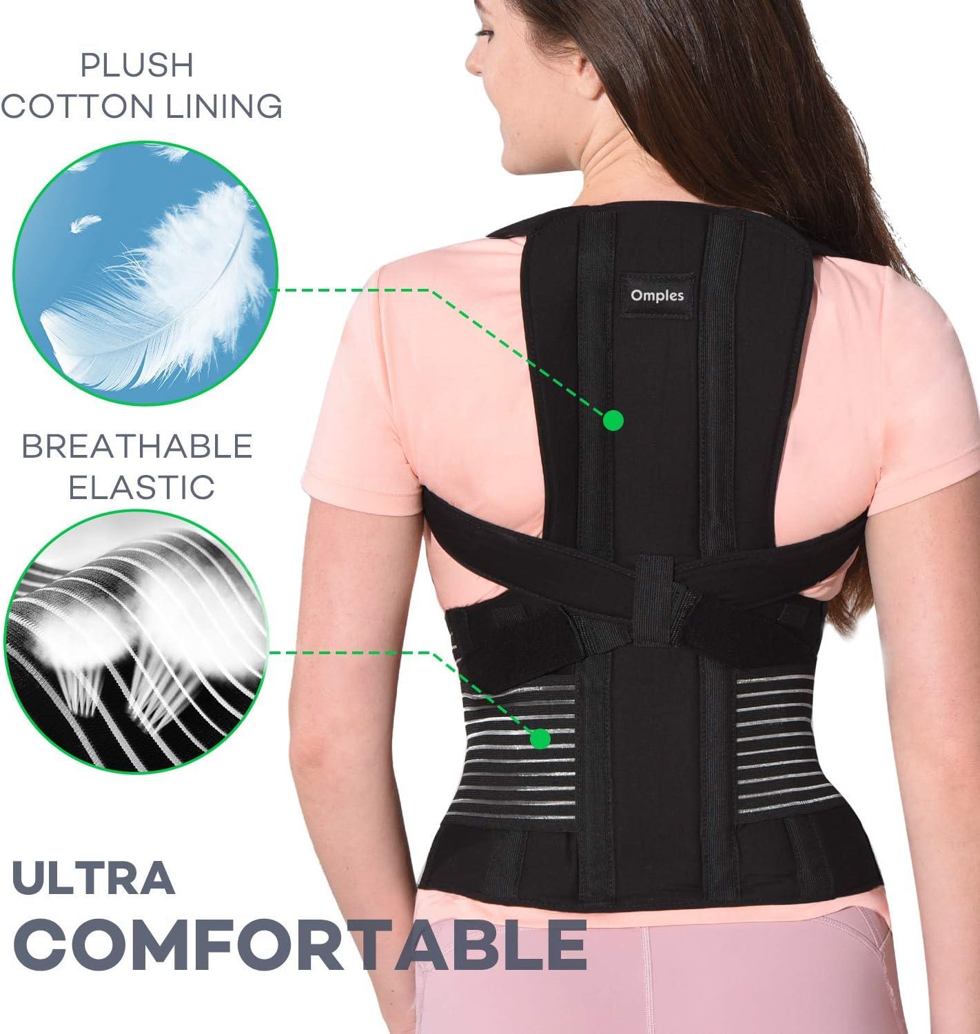 Buy Adjustable Posture Corrector Brace Back Support Belt - Cotton