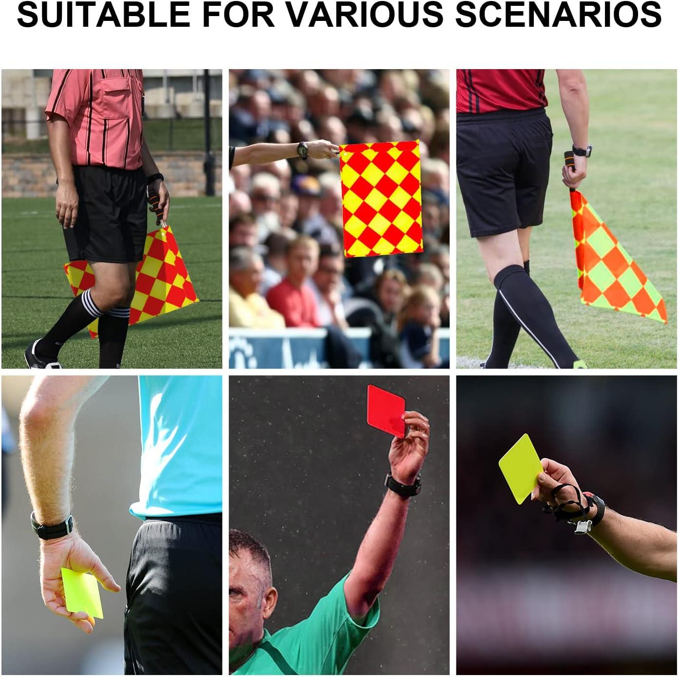 Agora Soccer Referee Starter Accessory Kit With Case, Red And Yellow Cards, Whistle, Game Coin, Marker, And Match Report Pad - View #7