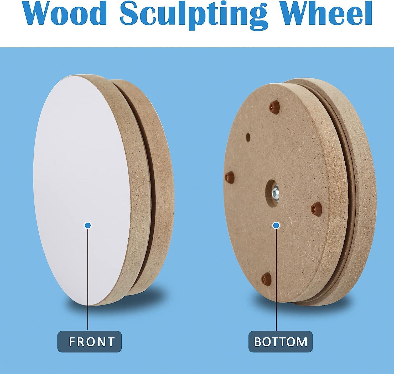 Falling in Art 8 Mini Banding Wheel, Wood Turn Table Sculpting Wheel for  Pouring, Painting, Spraying - Round Lightweight Sculpting Stand Wood Base  for Detailed Shows/Cake Decorating 8 inches