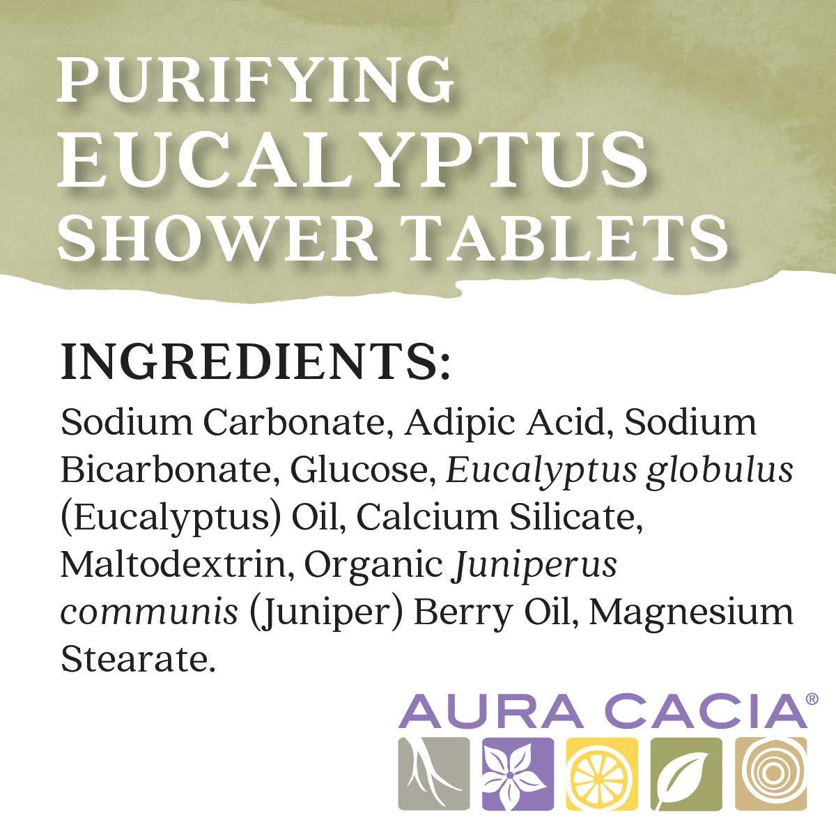 Aura Cacia Purifying Eucalyptus Shower Tablet Pure Essential Oils