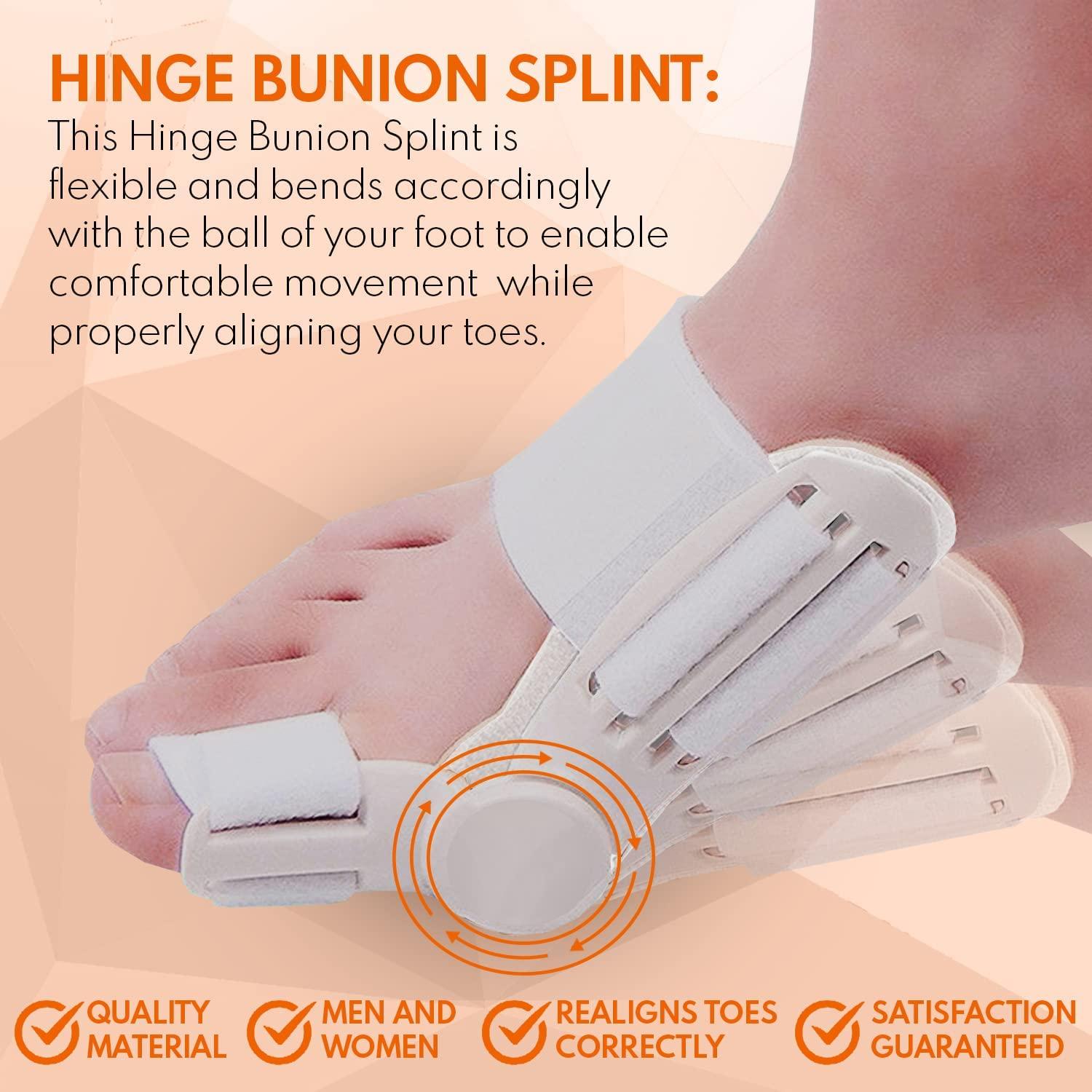 Bunion Corrector & Relief Orthopedic Splint Pads for Men & Women