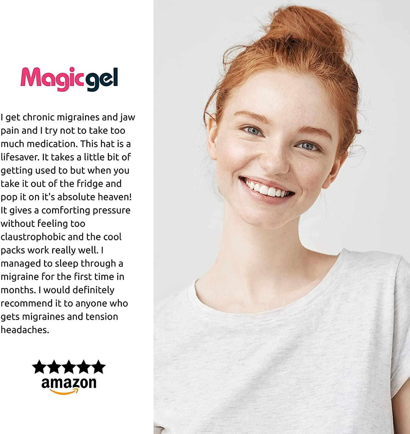 Magic Gel Large Migraine Cap Stay Chilled When a Migraine Strikes Keep Your Head Cool with