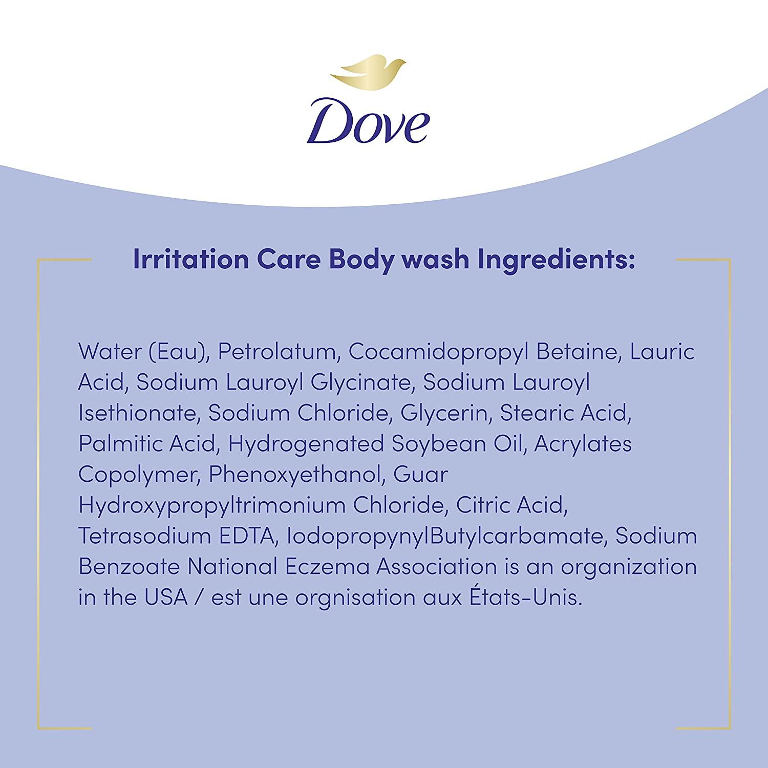 Dove Irritation Care Body Wash Fragrance & Sulfate Free, Ultra