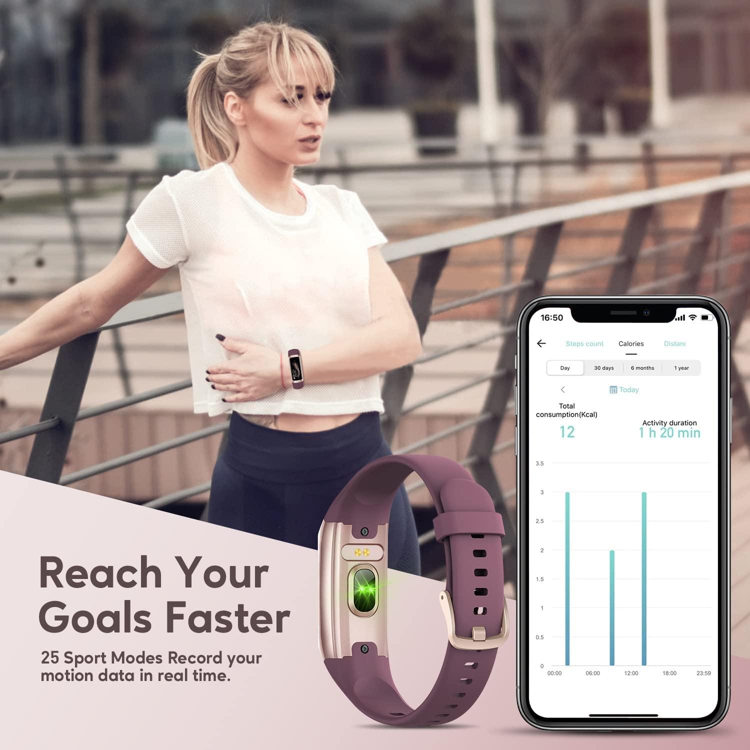 IMFRCHCS Fitness Tracker Smart Watch with Color Display Heart Rate