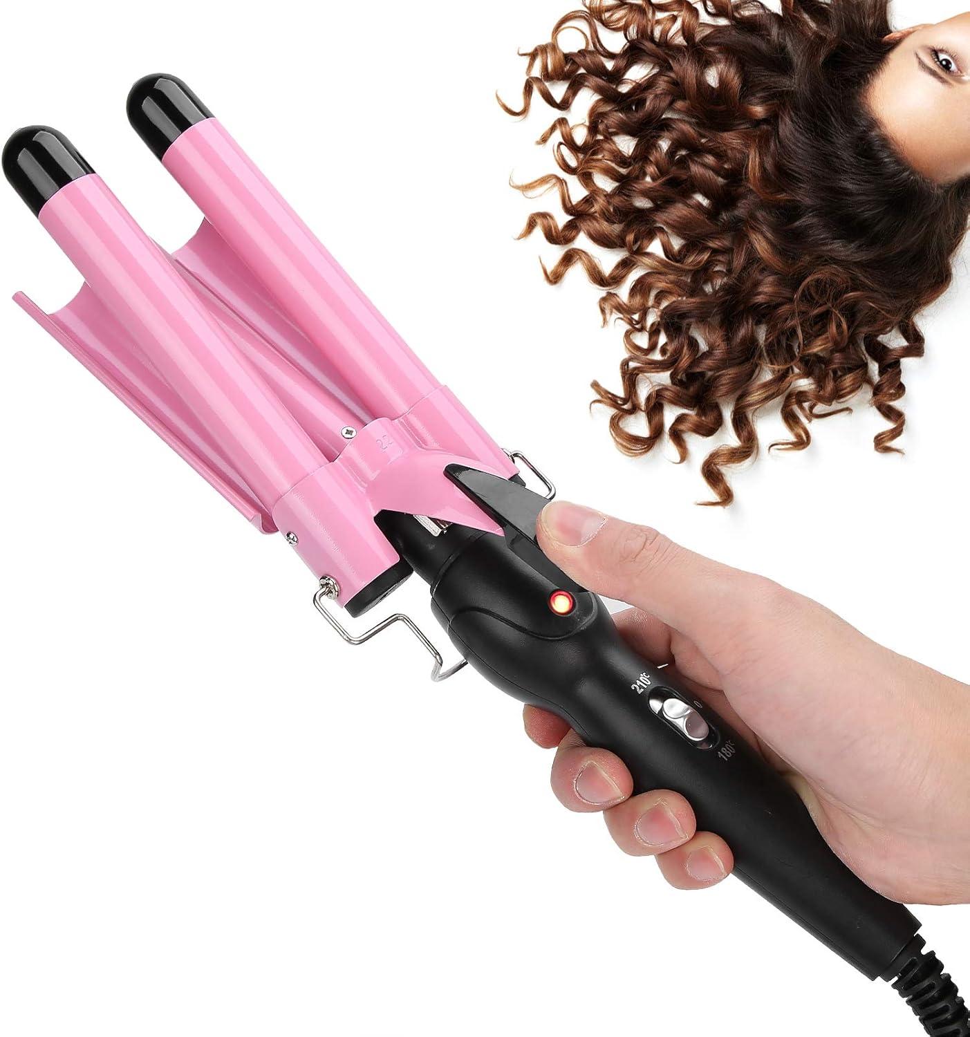 Pattern Hair Curlers With Changeable Barrels Big Barrel Curling