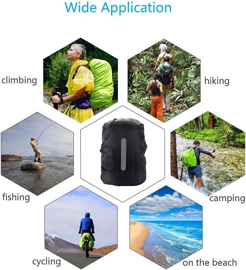 HYCOPROT Waterproof Backpack Rain Cover Yellow | 10-85L | Hi-Visibility |  Reflective Strip | Anti-dust | Hiking Camping Traveling | L(41-55L) | Buy  Now with Express International Delivery | GoSupps.com