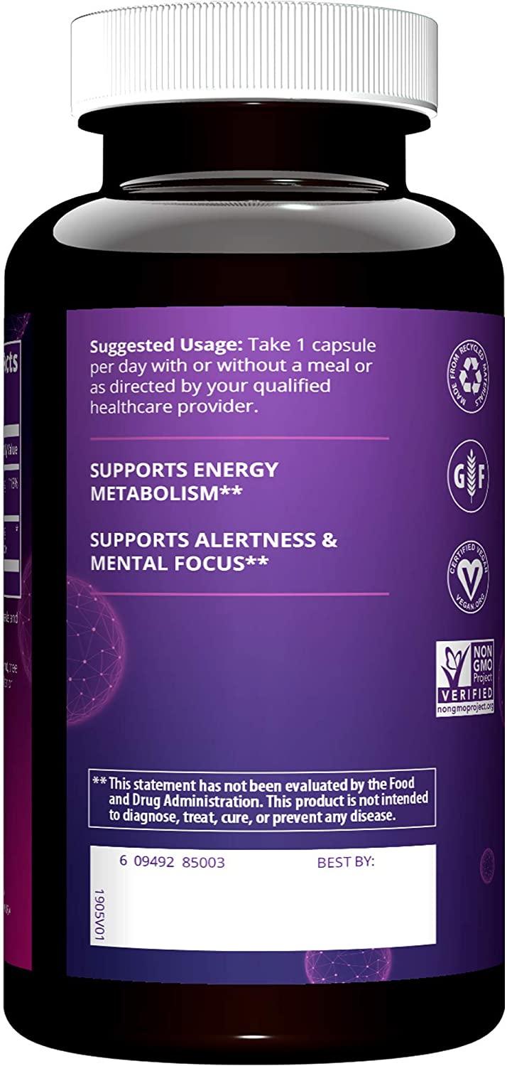 MRM Acetyl L-Carnitine 500mg - 60 Vegan Capsules for Energy & Focus | Buy  Now with Express International Delivery