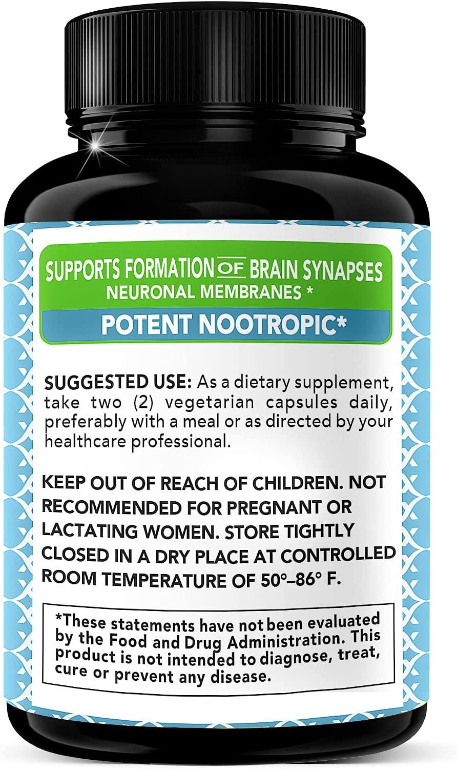 Alpha GPC Choline 600mg + Uridine Monophosphate 300mg2in1 Nootropic