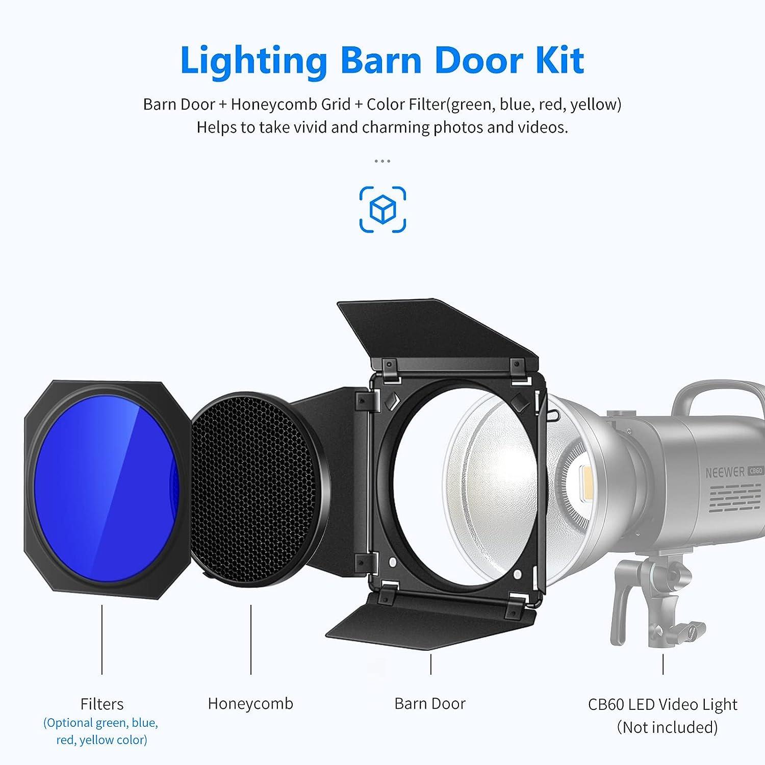 Godox BD-04 Stabiele schuurdeurset voor standaard reflector