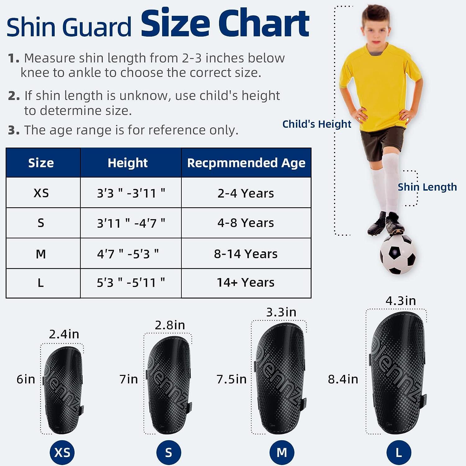  Soccer Shin Guards for Kids Youth Adults,Shin Guards