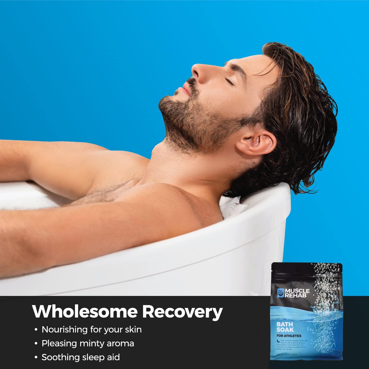 Natural Epsom Salts for Soaking for PainMuscle Recovery Bath Soak